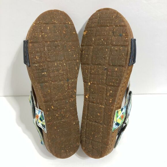 The Art Company Leather Footbed Sandals Quarter Ankle Strap Strappy Shoes 40 / 9 - Picture 8 of 8